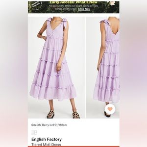 Purple English Factory Dress